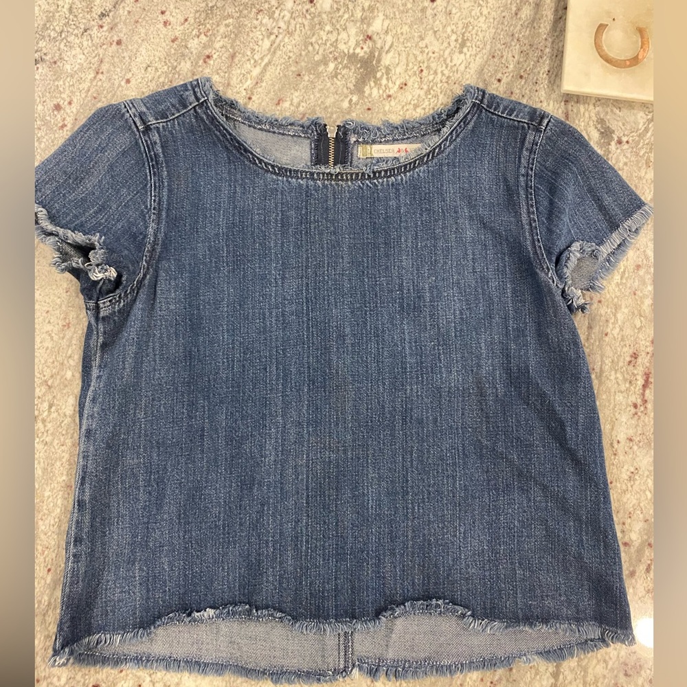 Chelsea + Violet Denim Top XS